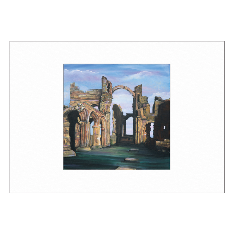 Lindisfarne Priory Limited Edition Print 40x50cm